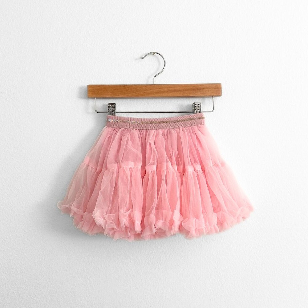 NWT Pretty Girls Tutu Skirt Pettiskirt Princess Ballerina Tulle Layer Pink 2T